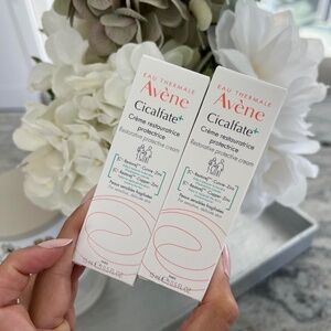 Avene Cicalfate Restorative Protective Cream ~ Travel Size 0.5 Fl Oz Lot of 2